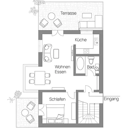 Apartament Marianne Bergpanorama Fuer Paare 60qm